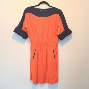 Zara Basic color block dress